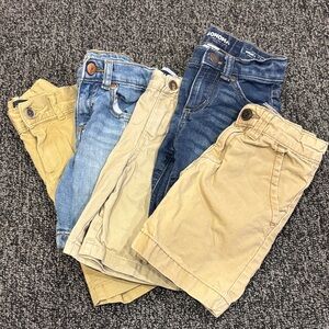 Bundle of Kids Denim and Khaki Shorts